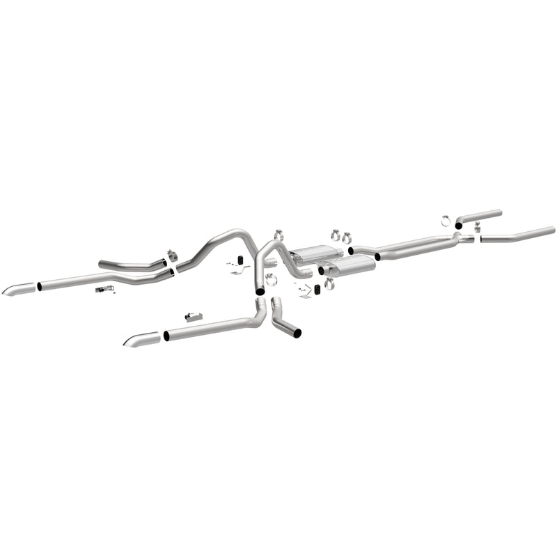 Load image into Gallery viewer, MagnaFlow 1965-1969 Chevrolet Impala Street Series Crossmember-Back Performance Exhaust System
