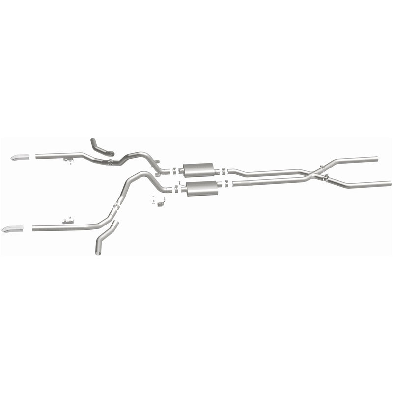 Load image into Gallery viewer, MagnaFlow 1965-1969 Chevrolet Impala Street Series Crossmember-Back Performance Exhaust System
