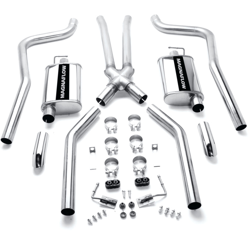Load image into Gallery viewer, MagnaFlow Street Series Crossmember-Back Performance Exhaust System 15851
