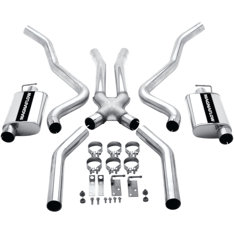 Load image into Gallery viewer, MagnaFlow Street Series Crossmember-Back Performance Exhaust System 15852
