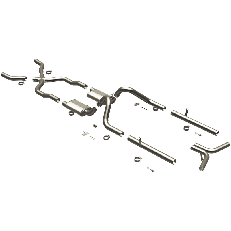 Load image into Gallery viewer, MagnaFlow 1955-1957 Chevrolet Bel Air Street Series Crossmember-Back Performance Exhaust System
