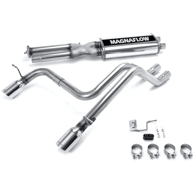 Load image into Gallery viewer, MagnaFlow 2003-2006 Hummer H2 Street Series Cat-Back Performance Exhaust System
