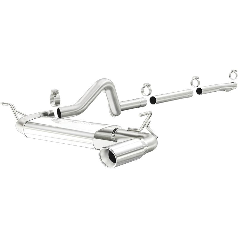 Load image into Gallery viewer, MagnaFlow 2007-2011 Jeep Wrangler Street Series Cat-Back Performance Exhaust System
