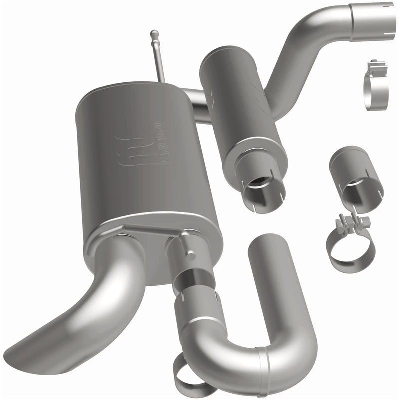 Load image into Gallery viewer, MagnaFlow 2018-2025 Jeep Wrangler Overland Series Axle-Back Performance Exhaust System
