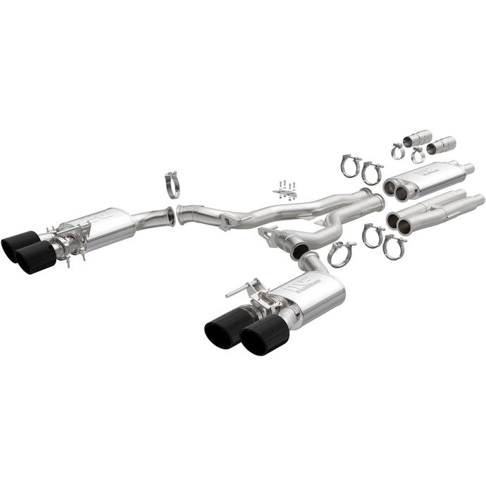 MagnaFlow 2024-2025 Ford Mustang Dark Horse XMOD Series Carbon Fiber Cat-Back Performance Exhaust System
