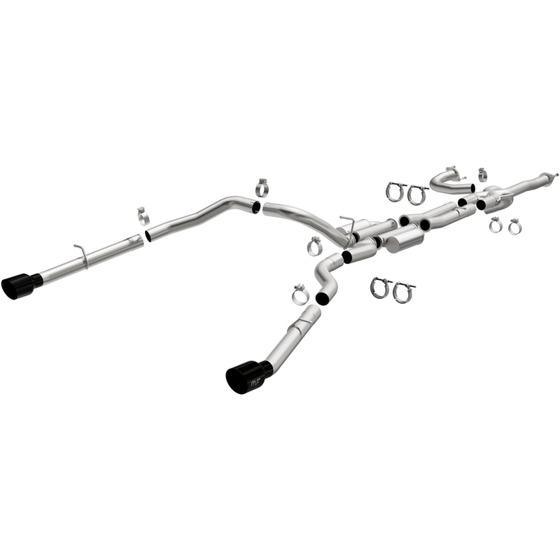 Load image into Gallery viewer, MagnaFlow 2021-2024 RAM 1500 TRX SPEQ Series Black Chrome Cat-Back Performance Exhaust System

