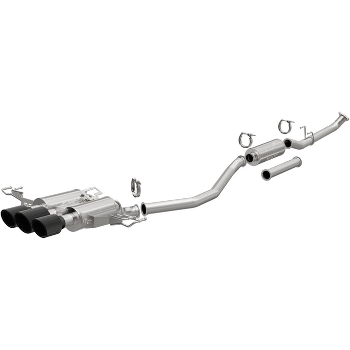 MagnaFlow 2023-2025 Honda Civic Type R SPEQ Series Carbon Fiber Cat-Back Performance Exhaust System