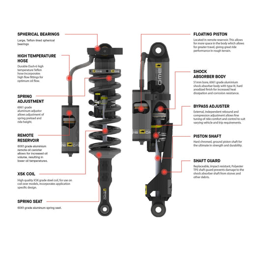 Old Man Emu - 4201K - BP51 Kit FR 2 In/0-330 Lb RR 0 In/0 Lb