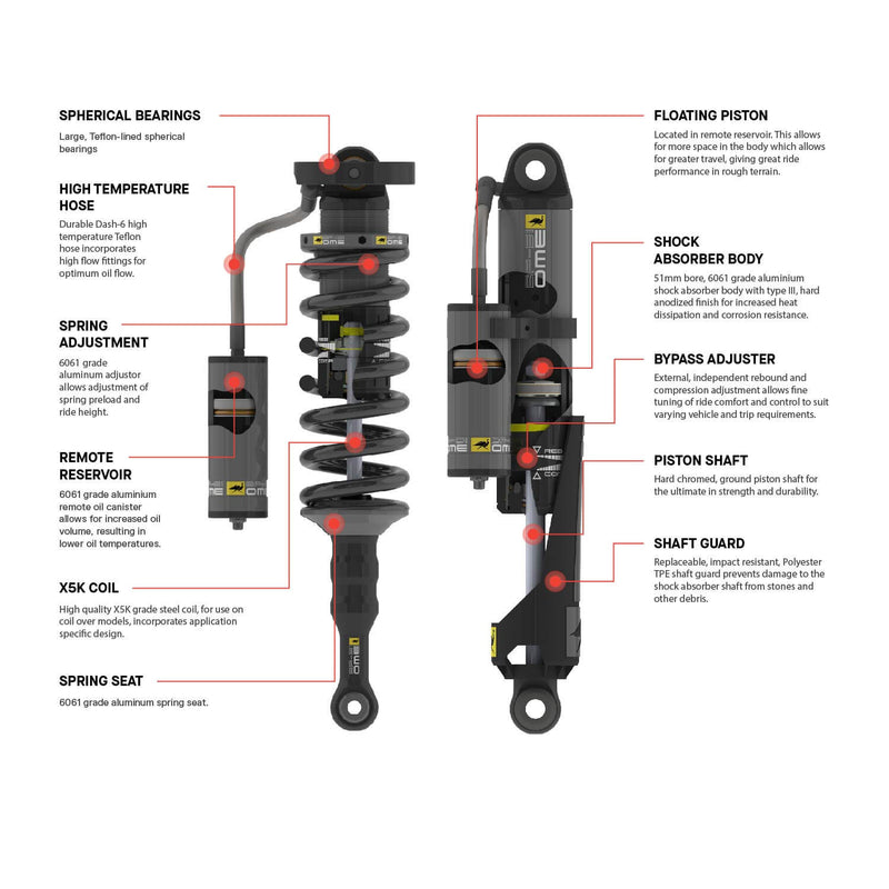 Load image into Gallery viewer, Old Man Emu - 3204K - BP51 Suspension Kit FR 3 In/0-330 Lb RR 2 In/440 Lb
