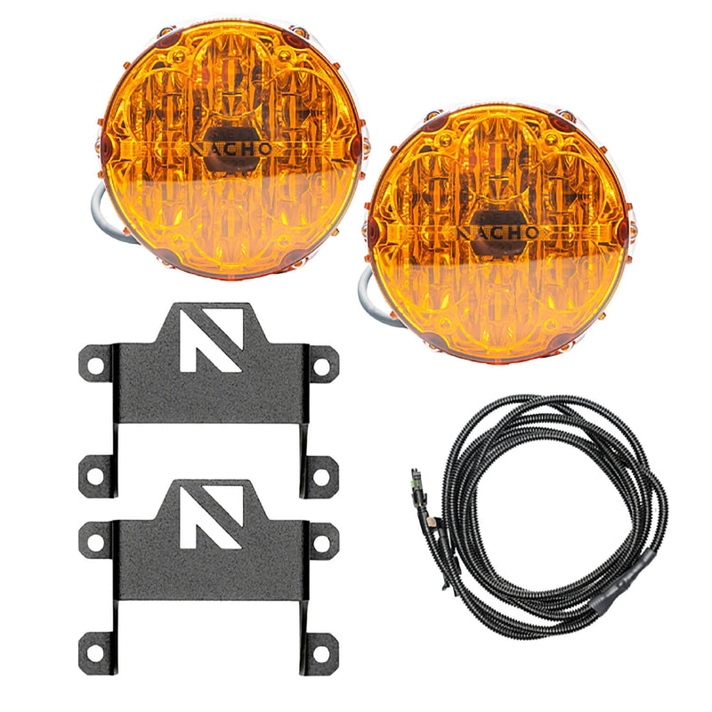 Load image into Gallery viewer, NACHO - V3BC1KASO - SAE Only Amber Plug N Play Fog Light Kit
