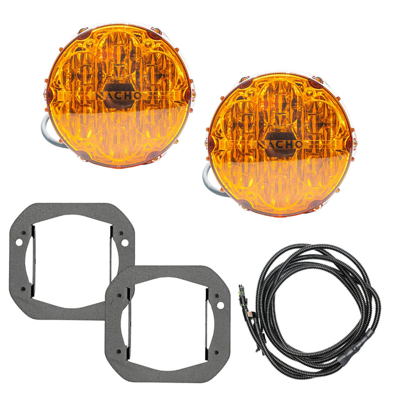 Load image into Gallery viewer, NACHO - V3JW1KASO - SAE Only Amber Plug N Play Fog Light Kit
