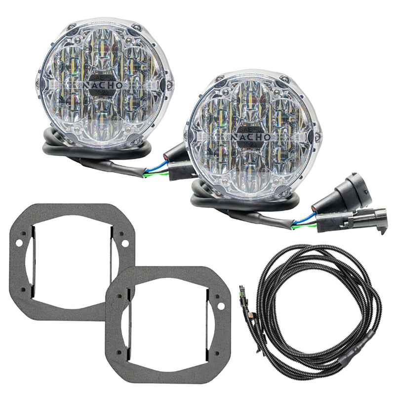 Load image into Gallery viewer, NACHO - V3JW1KWSO - SAE Only White Plug N Play Fog Light Kit
