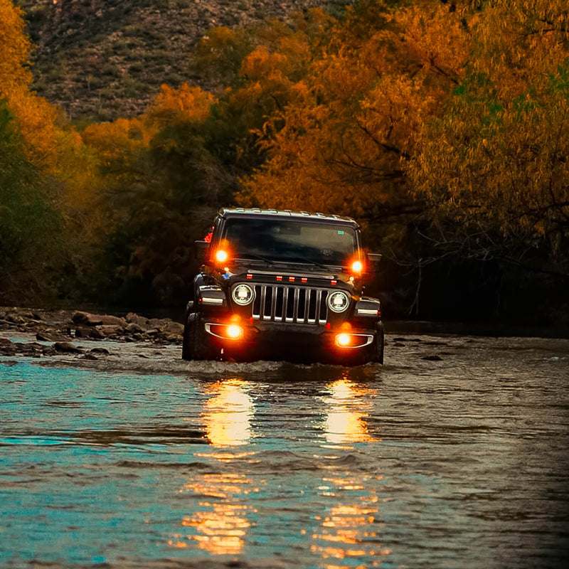Load image into Gallery viewer, NACHO - V3JW2KASO - SAE Only Amber Plug N Play Fog Light Kit
