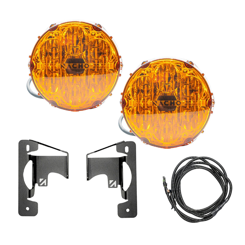Load image into Gallery viewer, NACHO - V3JW2KASO - SAE Only Amber Plug N Play Fog Light Kit
